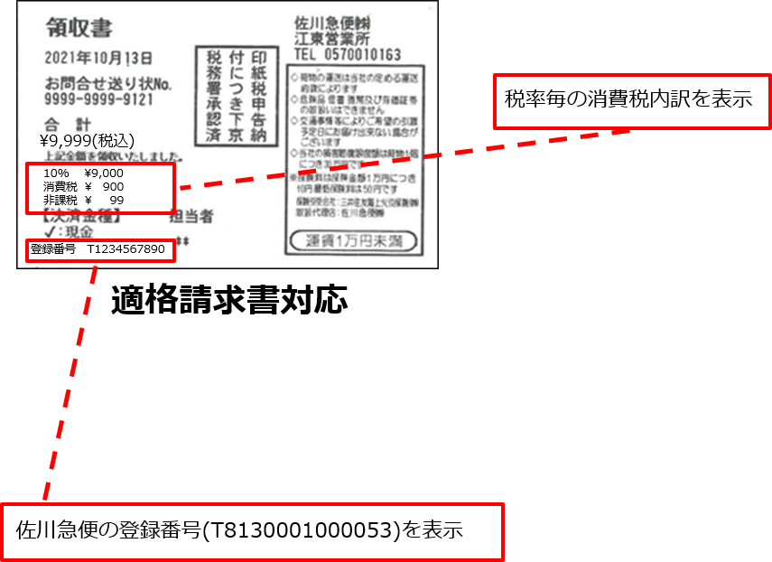 運賃領収書