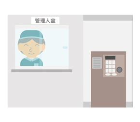 建物内受付／管理人