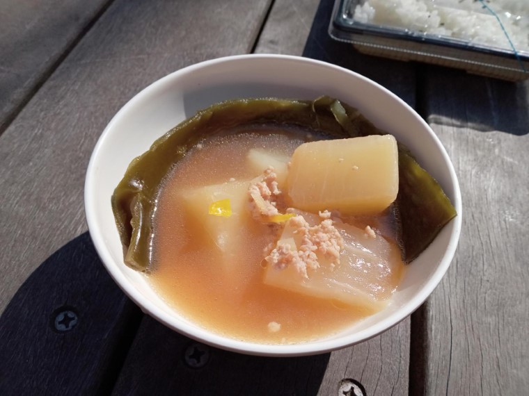 やさしい味が疲れた体にしみます