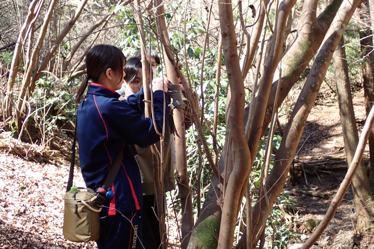どんな生き物を撮りたいか、どんな場所なら写るかを考えて再びセンサーカメラを設置します