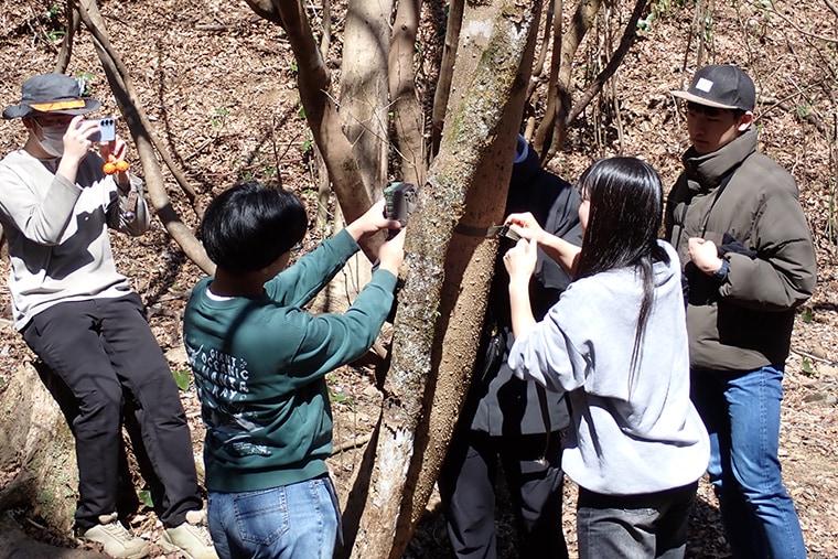 どんな生き物を撮りたいか、どんな場所なら写るかを考えて再びセンサーカメラを設置します