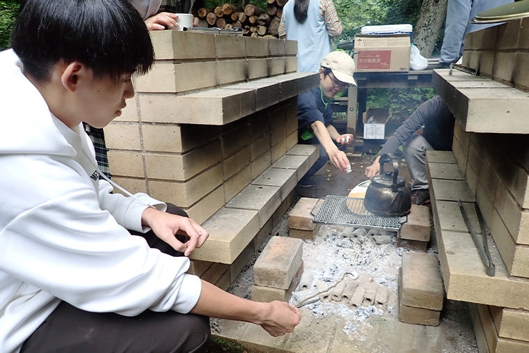 おやつは人気の焼きマシュマロ