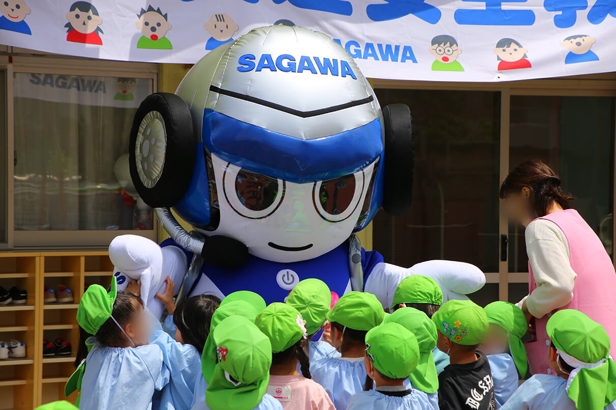 佐川急便公式キャラクター「飛脚のcocoro®」も参加します