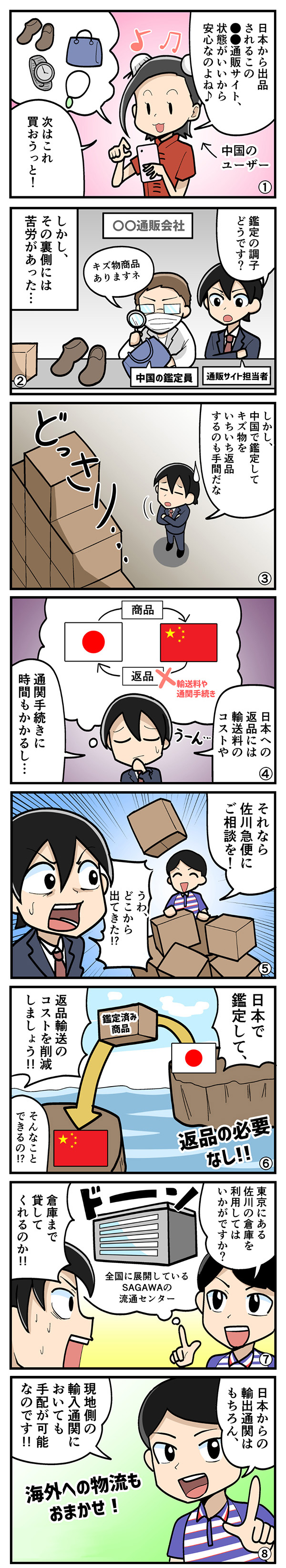 日本と中国をつなぐ！！ＳＡＧＡＷＡの海外物流