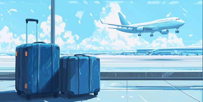 空港へ送る